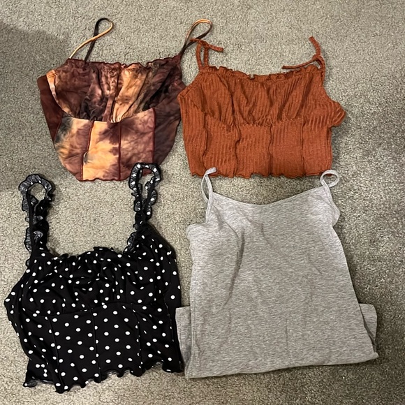 Crop tank top bundle! - Picture 1 of 5